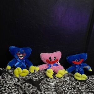 Colorful Plush Huggy Wuggy Poppy Playtime Horror Monster Set